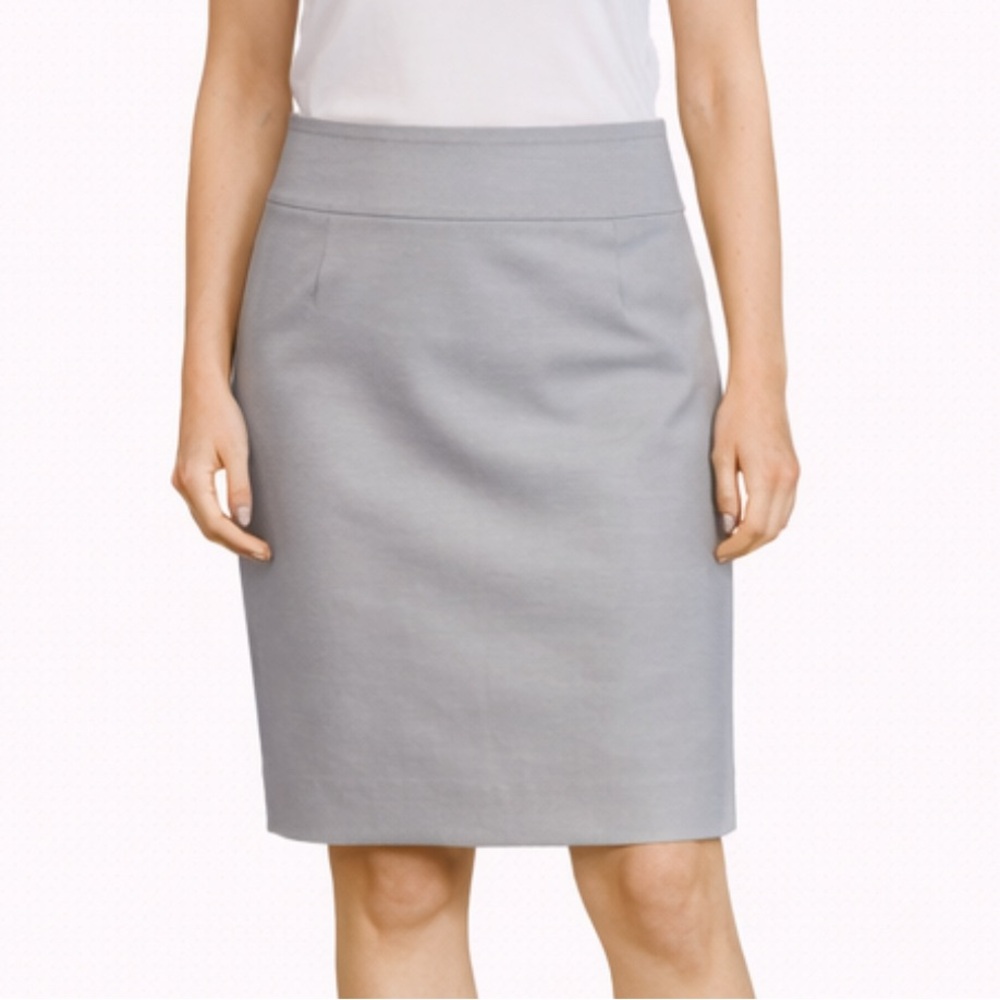Banana Republic Light Gray Pencil Skirt